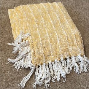 Yellow Throw Blanket